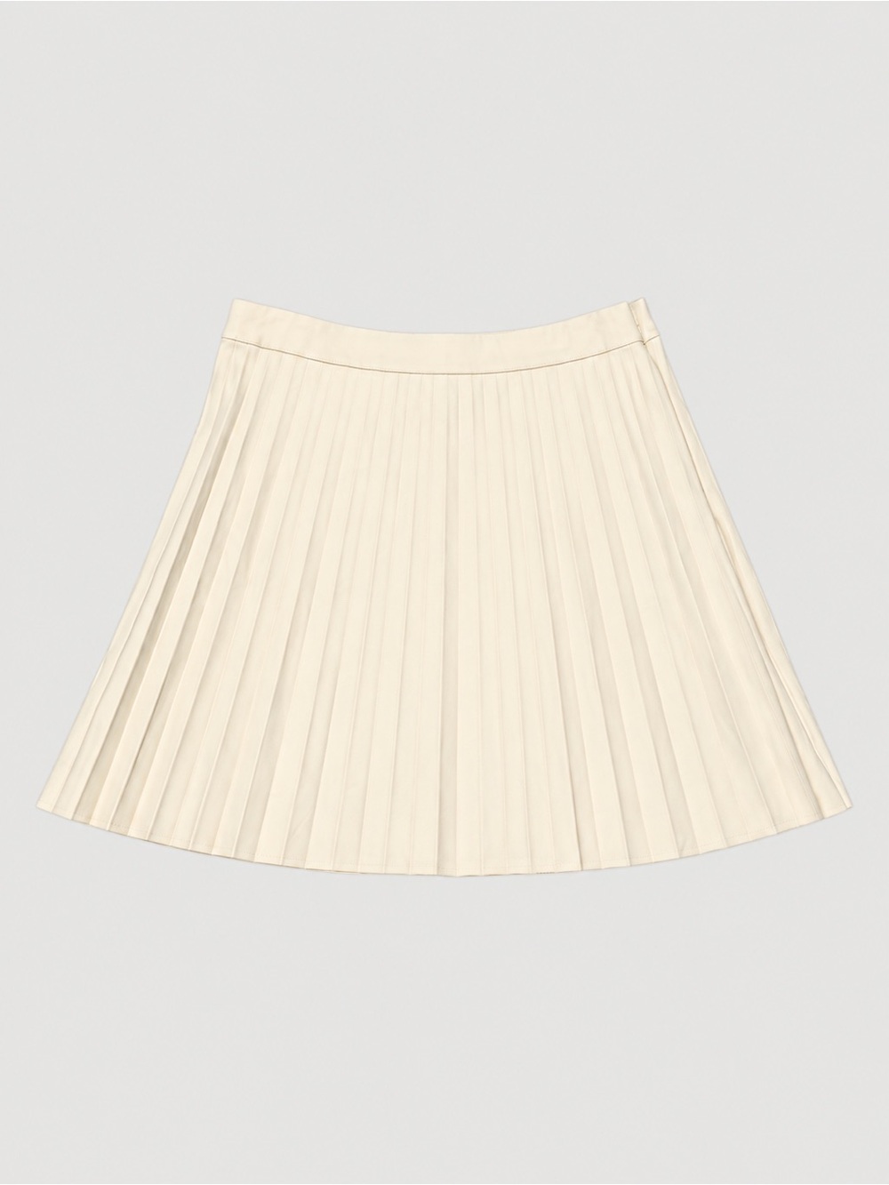 cupcakes & cashmere Cream Pleated Mini Skirt